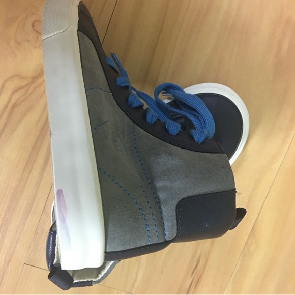 Kids GAP Blue High Top Sneakers 9 - Picture 11 of 12